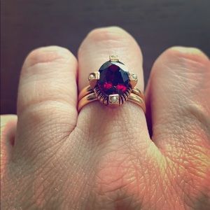 Garnet ring